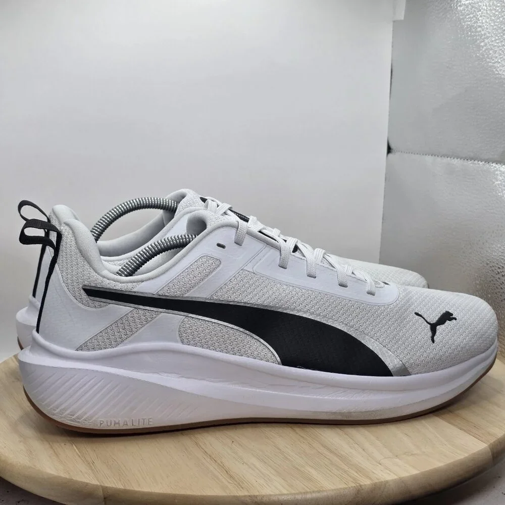 Mens Size 12 - Skyrocket Lite Puma White-Puma Black-Puma Silver - Picture 3 of 9